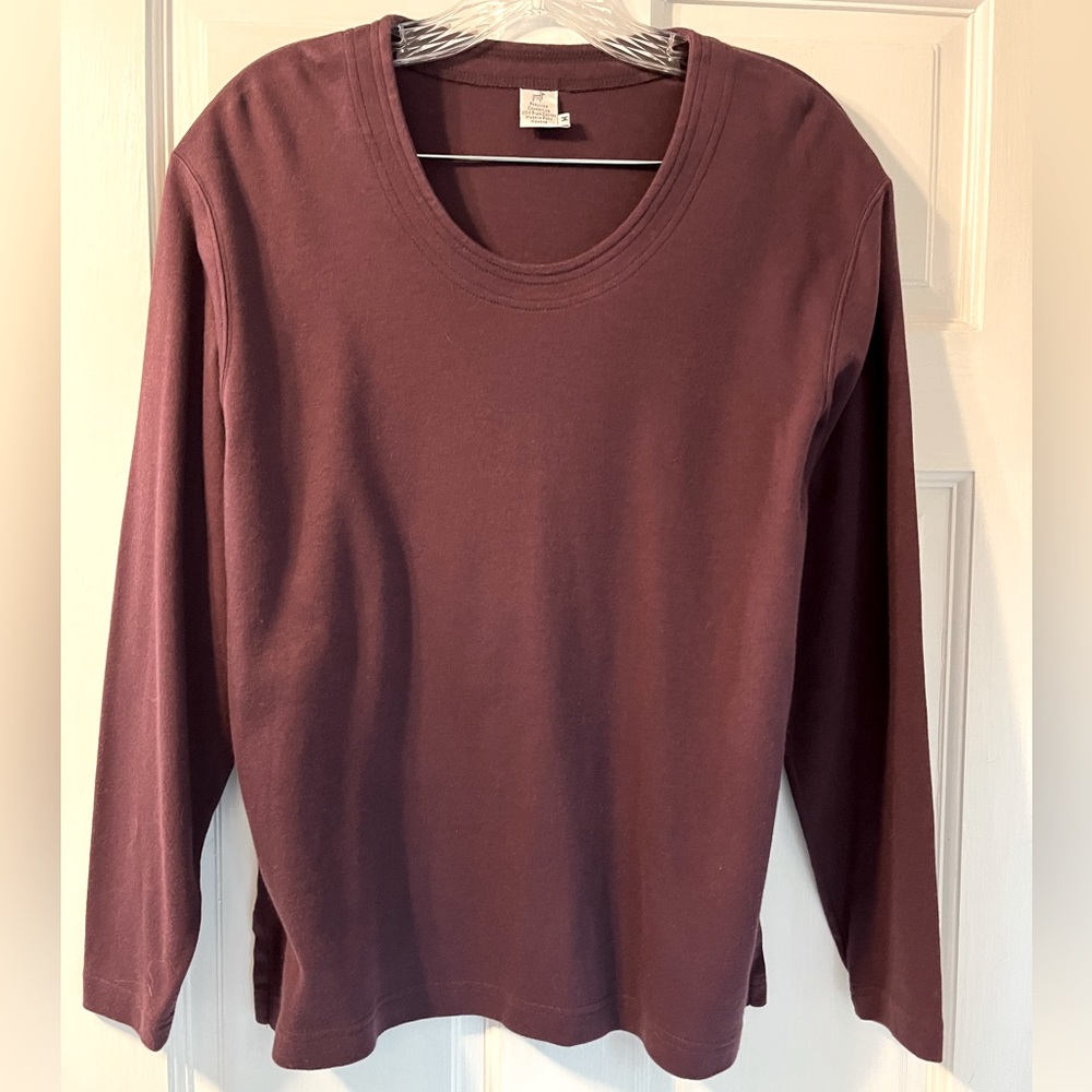 Peruvian Connection plum T shirt